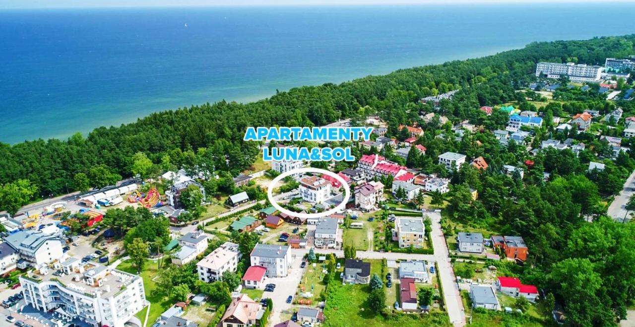 Aparthotel Luna&Sol Jastrzębia Góra エクステリア 写真